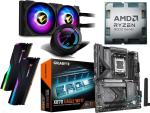 Gaming PC Aufrüstbundle - AMD Ryzen 7 9800X3D + RGB Wasserkühlung + X870 Mainboard WiFi7 + 32GB RGB DDR5 Gamer Ram